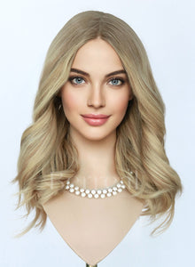  Seamless Lace Front Wigs 16inch Moon